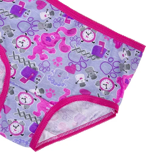 Vista 4 de Blue's Clues & You! Girls' Tienda Exclusive 10pk of 100% Combed Cotton Underwear, Sizes 18m, 23t and 4t