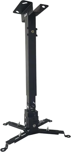 Vista 8 de Soporte de proyección de pared o techo con altura ajustable y brazo extensible para proyector del hogar y la oficina