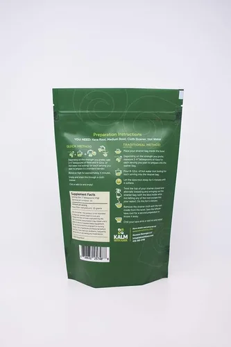 Vista 2 de KALM con Kava Loa Waka Tradicional Moler (8 oz.)
