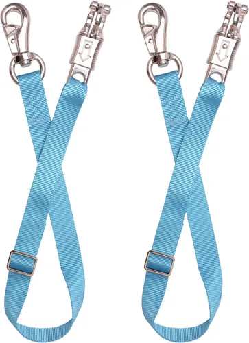 Vista 8 de Corbata ajustable para remolque (paquete de 2) - Correa de nailon para remolque de caballos, ajustable de 25 a 37 pulgadas