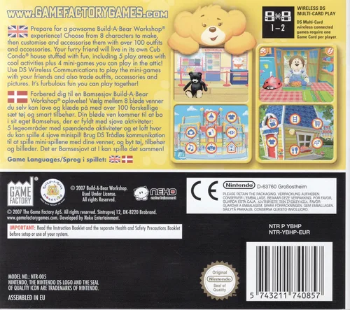 Vista 2 de Build-A-Bear Workshop - Nintendo DS