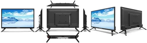 Vista 2 de Audiobox TV-24D LED HDTV y monitor de 24 pulgadas, con reproductor de DVD integrado, HDMI, USB, CA/CC, DVD/CD/CDR de alta resolución para RV