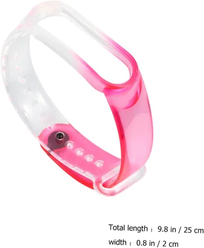 Vista 4 de TENDYCOCO 2pcs Strap Watch Transparent Tpu Component Millet 5