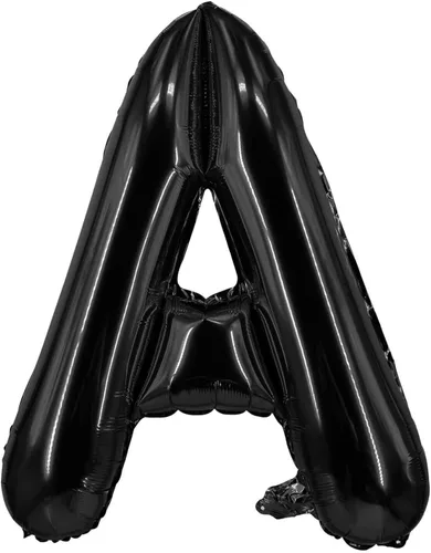 Vista 9 de Lovoir Globos grandes de 40 pulgadas con letras B negras de gran tamaño, globo de helio de aluminio de Mylar para decoración de fiesta