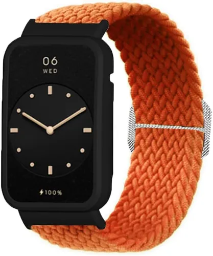 Vista 8 de Senter Correa de repuesto de liberación rápida de nailon suave para Huawei Band 7 pro Smart Watch