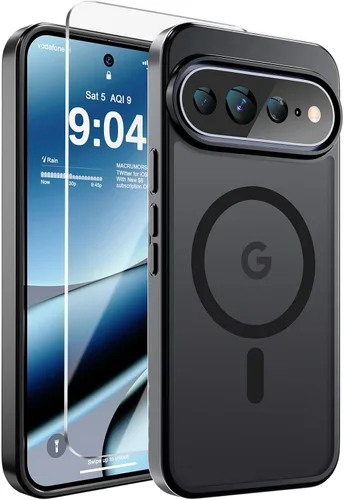 Vista 55 de WRJ Funda magnética para Google Pixel 11 Pro XL para Pixelsnap, color negro