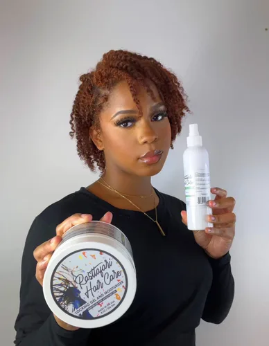 Vista 9 de Rastta Locs - Gel de bloqueo de base de agua e hidratante para cabello para rastas con aceite de aguacate para rastas, retwist, trenzas, peinado