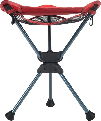 Vista 10 de GRAND TRUNK Compass Taburete giratorio de 360° para acampar, asiento trípode plegable ultraligero con marco de aluminio, silla portátil para Negro