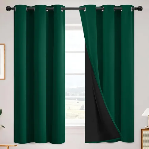 Vista 71 de SimpleHome - Cortinas opacas 100% para recámara, cortinas de ventana con ojales beige, con aislamiento térmico, cortinas de oscurecimiento