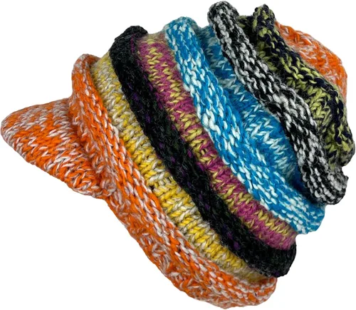 Vista 2 de Agan Traders Gorro de punto para mujer, acanalado, holgado, con forro polar, sin igual