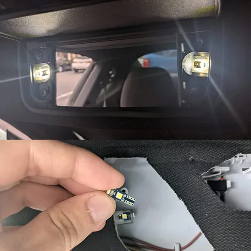 Vista 4 de 10 unidades de bombillas LED T5 17 18 27 37 58 70 73 74 79 85 86 2721 con chips 3030 para mapa, tablero, panel de instrumentos, cúpula, luces