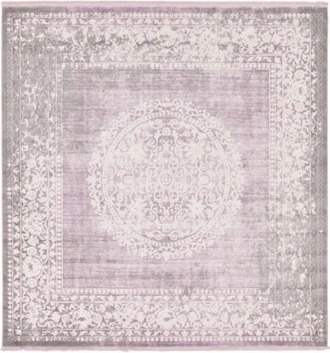 Vista 31 de Unique Loom Nueva Colección Clásica - Alfombra Olwen (2 pies 7 pulgadas x 10 pies, Azul Claro/ Marfil)