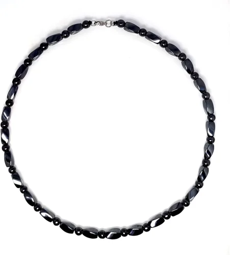 Vista 9 de Collar de terapia magnética Hion con piedra aguamarina