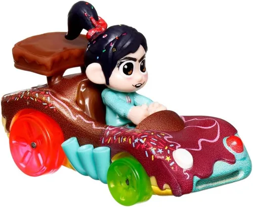 Vista 3 de Hot Wheels RacerVerse HKB88-4B10 - Vehículo fundido a presión con controlador Vanellope escala 1:64