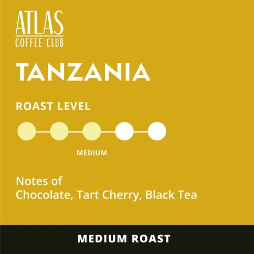 Vista 2 de Atlas Coffee Club - Cápsulas de café – Tostado ligero/medio, origen único Tanzania, 24 unidades – Compatibles con cafeteras Keurig K-Cup – 100%