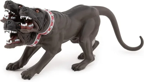 Vista 4 de Papo - Figura realista de Cerberus - A partir de 3 años - Colección Fantasía y Medieval - Juego creativo de criatura legendaria - Juguete de idea