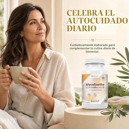 Vista 5 de MycoSoothe Fórmula avanzada para el cabello, la piel, las uñas y la inmunidad - 60 cápsulas