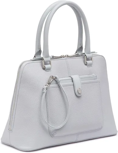 Vista 12 de Calvin Klein Blanche Pebble - Bolso de cuero para cúpula