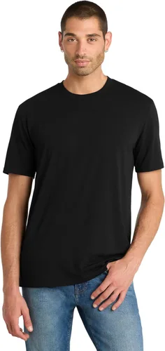 Vista 7 de District Flex Tee - Soft & Stretchy Lightweight for T-Shirt Men & Women, Regular Fit, Casual Stylish Short Sleeve Top Blanco