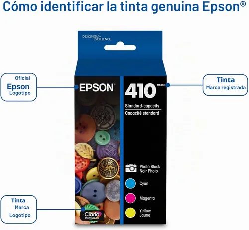 Vista 3 de Epson T410520 Claria Premium – Cartuchos de tinta para impresoras, varios colores por paquete