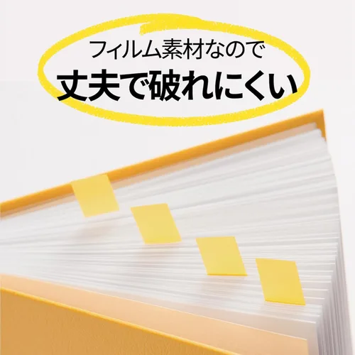 Vista 3 de Post-it 680-3MSH Film Sticky Notes, Set of 3, 9 Colors, 20 Sheets Each