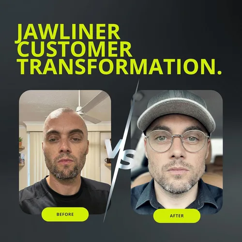 Vista 10 de Jawliner® - Pioneros de la goma de mandíbula artesanal más resistente 15 veces más dura, incluye 12 semanas de entrenamiento - Goma sin azúcar sabor