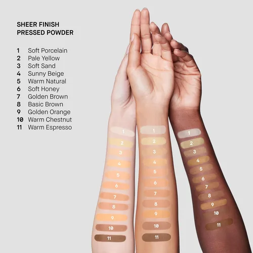 Vista 6 de Bobbi Brown Polvo prensado Sheer Finish Polvo fijador matificante absorbente de aceite para control de brillo durante todo el día Incluye soplo