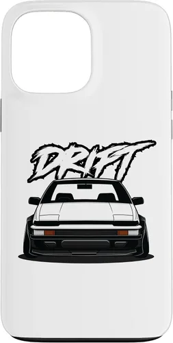 Vista 24 de iPhone 12 Pro Max JDM Drift Anime Manga Car Hachiroku, una funda de carreras para autos de postura 86