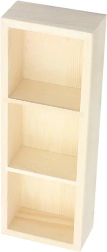 Vista 9 de Wood Storage Box with 3 Compartments for Tea Bags and Coffee