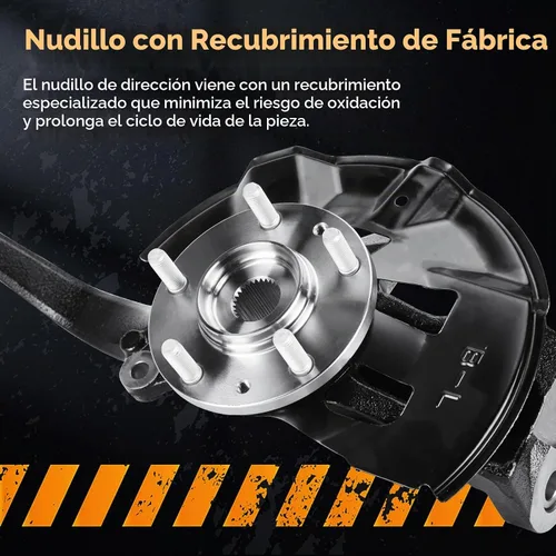 Vista 5 de 2 PIEZAS de conjunto de rodamiento de cubo de rueda de estriberas delanteras para Ford Fusion 2006-2012, para Mercury Milan 2006-2011, para Lincoln