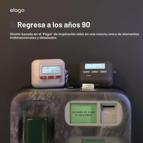 Vista 3 de elago Funda buscapersonas para AirPods 4