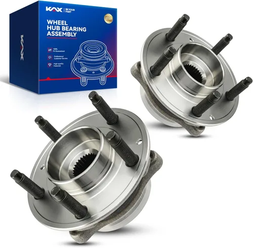 Vista 13 de KAX 510063 Rodamiento de rueda delantera compatible con Toyota Camry 2004-2017, Ford Edge 2007-2014, Toyota Sienna 2004-2010, conjunto de cubo