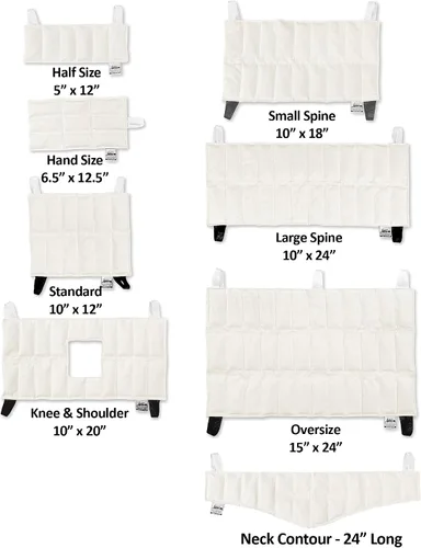 Vista 5 de Chattanooga Hydrocollator All Terry Neck Contour Cover and HotPacs Bundle