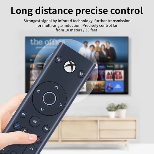 Vista 5 de Replacement PDP Gaming Better Navigation Remote Control Compatible for Xbox Xbox One Xbox Series XS (NO Setup Required or Pairing)