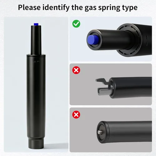 Vista 9 de MySit Cilindro de Elevación de Gas de Repuesto para Silla de Oficina con Carrera de 2.2", Resistente 450 libras, Varilla de Resorte de Gas Más