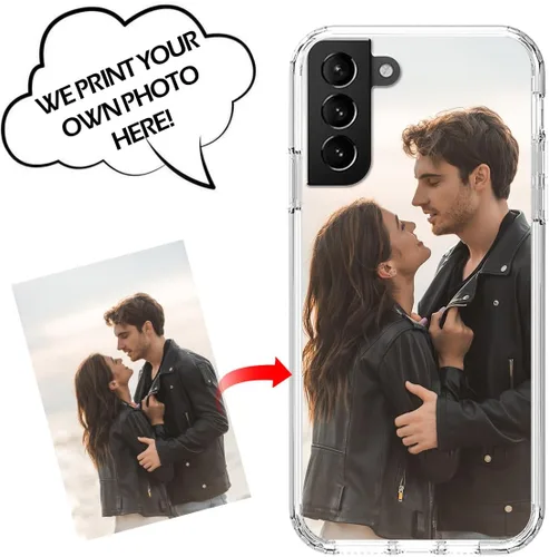 Vista 2 de Funda para teléfono con foto personalizada para Samsung Galaxy S21 5G, cubierta personalizada con imagen, texto, logotipo
