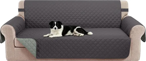 Vista 15 de Fundas para Silla Reclinable Reversibles Funda de Sofá para Mascotas Protector de Muebles Lazy Boy (Silla 23'', Beige/Beige)