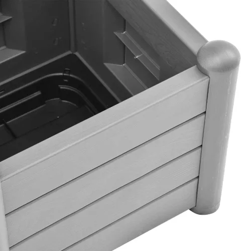 Vista 4 de vidaXL Cama de jardín elevada, jardinera con enrejado, cama de jardín elevada para plantas vegetales de escalada en interiores y exteriores, maceta