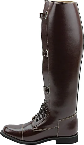 Vista 5 de Hispar Botas de equitación para hombre con diseño de semental color marrón ecuestre