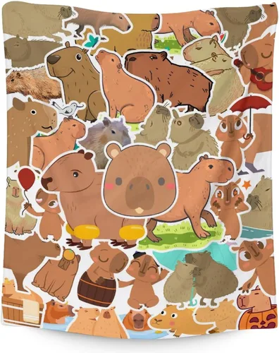 Vista 7 de Mantas temáticas de animales para niños, tamaño regazo de 30 x 40 pulgadas, manta de felpa suave y peluda para regalo, mantas negras para cama, sofá