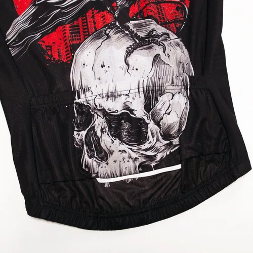 Vista 7 de Weimostar Camiseta de ciclismo de manga corta para hombre, bolsillos