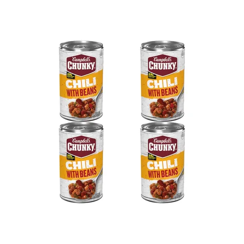 Vista 13 de Campbell's Chunky Chili con Frijoles, 15.25 oz. Tazón para Microondas