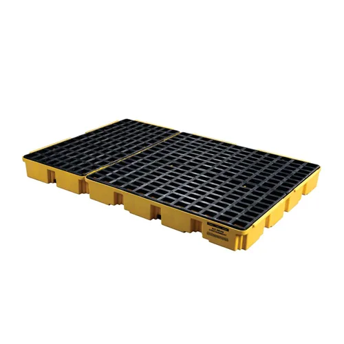 Vista 25 de Eagle Plataforma modular para derrames de un tambor, 26.25"x26"x6.5", sumidero de 15 galones, bandeja de contención de capacidad de carga de 2,000