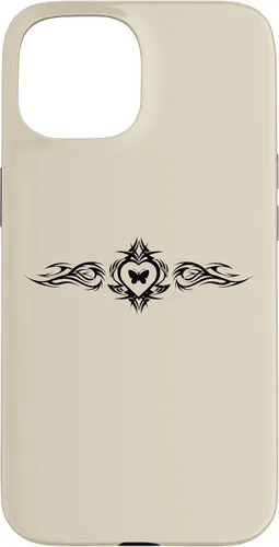 Vista 6 de Butterfly Heart Tattoo Fairycore y2k Grunge Egirl Aesthetic Case for iPhone 17