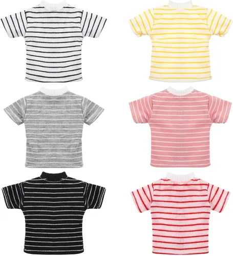 Vista 9 de Bencailor 6 piezas de ropa de muñeca para 11.8 pulgadas, estilo clásico, color vibrante