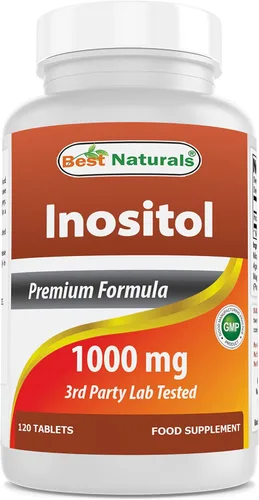 Vista 8 de Best Naturals Inositol 1000 mg 60 Tabletas