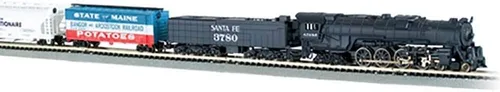 Vista 5 de Bachmann Trenes - Empire Builder Ready To Run - Juego de tren eléctrico de 68 piezas - Escala N