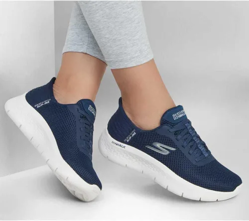Vista 6 de Skechers Go Walk Flex Grand Entry para mujer Azul marino/Blanco