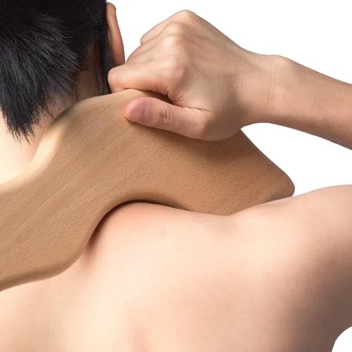 Vista 6 de Herramientas Gua Sha de madera herramienta de masaje anticelulitis, terapia de madera, drenaje linfático, pala, masaje Gua Sha, herramientas