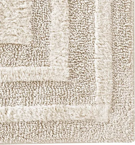 Vista 4 de Eddie Bauer - Alfombra de baño, alfombra de pasillo de algodón 100% suave y afelpado con mechones, altamente absorbente, de secado rápido y con Beige